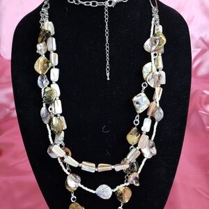 Elegant Multi-Color Beaded Necklace